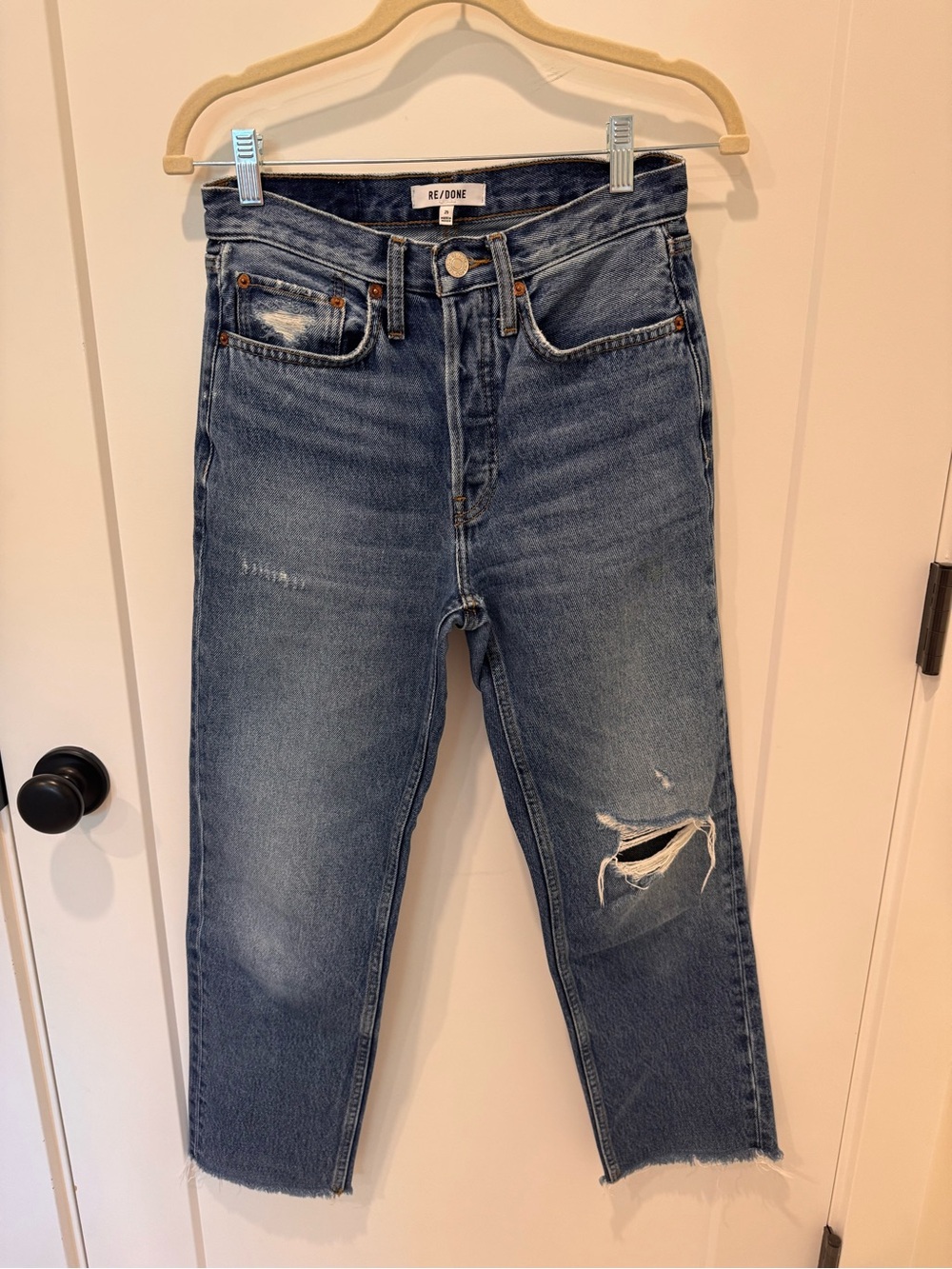 RE/DONE 70s Stove Pipe jeans sz25